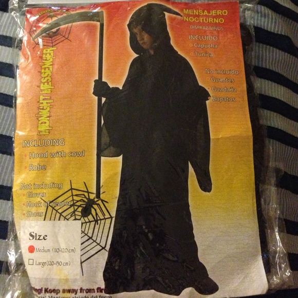 Grim Reaper Halloween Costume Boys