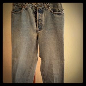 Levi's 501 Five Pocket Five Button Washed Jeans