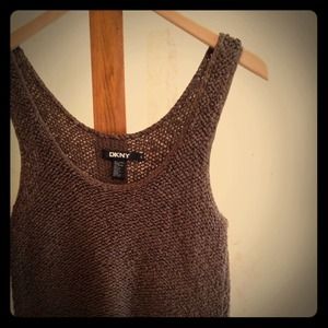DKNY Crocheted Shell - Like Raffia