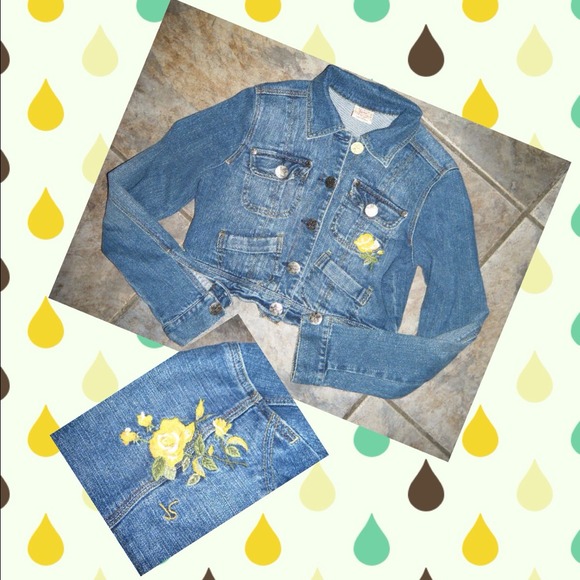 Jessica Simpson cropped denim - Picture 1 of 2