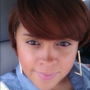 Studded square hooped earrings