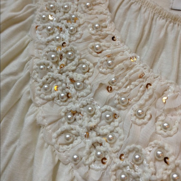 ❌SOLD in bundle❌Beaded dress top - Picture 3 of 4