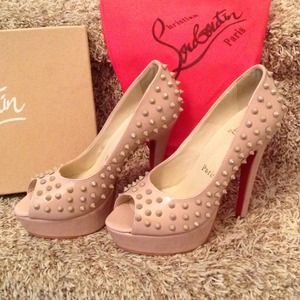 Christian louboutin spiked heels