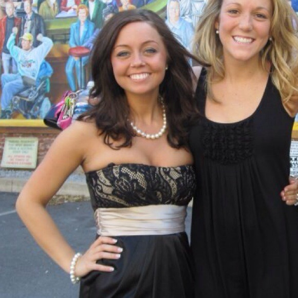 Black and Gold cocktail dress