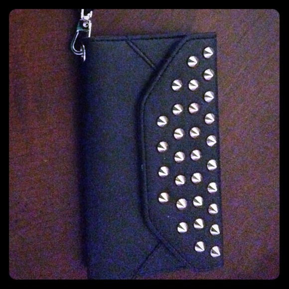 Samsung S IV studded wallet case