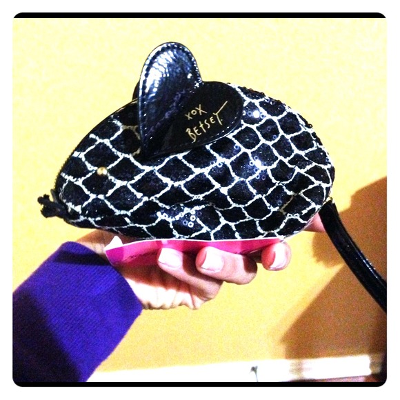 Betsey Johnson mouse wristlet. NWT