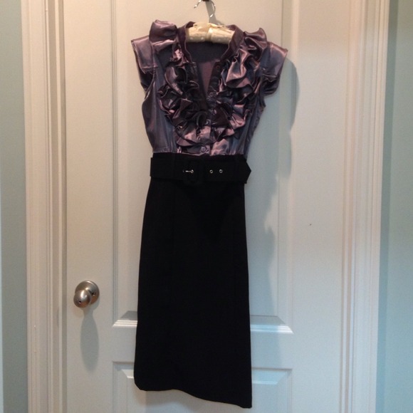 Black and silver dress