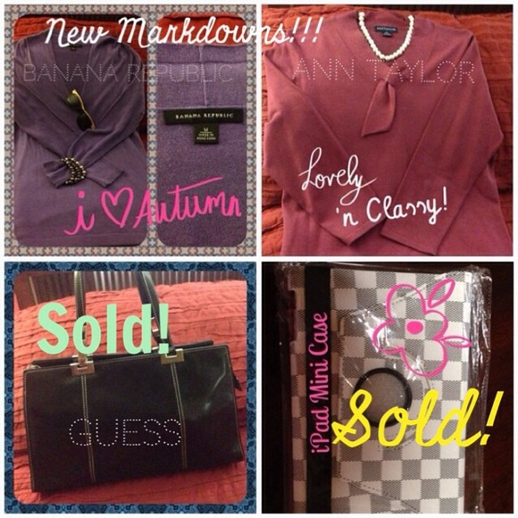 New Markdowns on Items in my closet