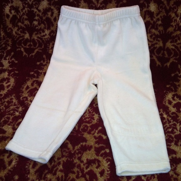 Infant Size 18mos velour cream colored leggings! - Picture 1 of 1