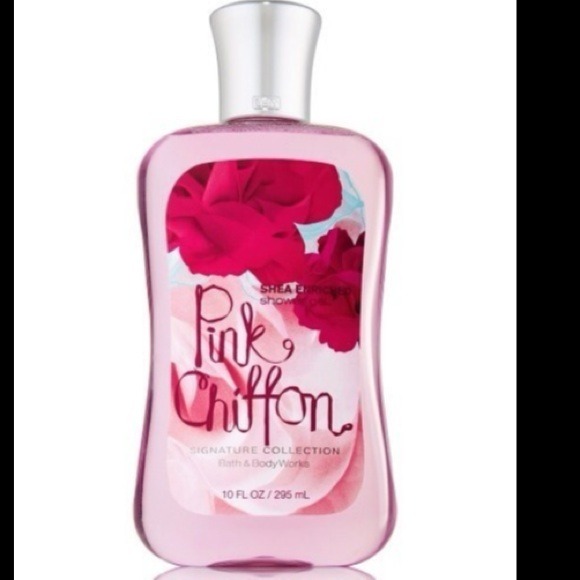 Full size pink chiffon bath and body works