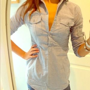 ❌Sold in bundle❌Dressy collared button down blouse