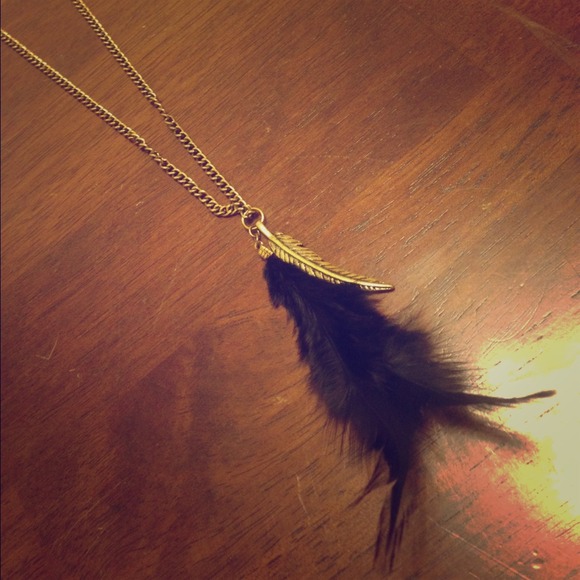 Handmade Feather Necklace