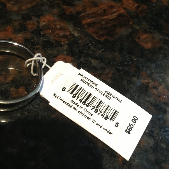 SOLDin bundle-NEW MKsilver buckle ring - Picture 3 of 3