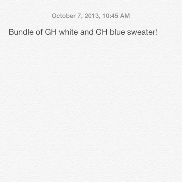 Bundle of two gilly hicks knit sweaters.