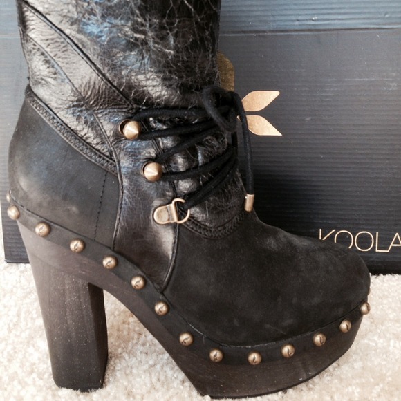 Koolaburra Nadine Lace Boots Black 6
