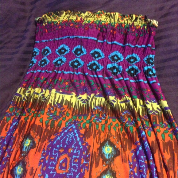 ♦️REDUCED!!♦️ Tube top long maxi