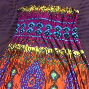 ♦️REDUCED!!♦️ Tube top long maxi