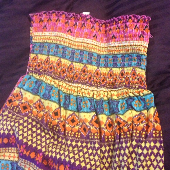 Tube top maxi dress