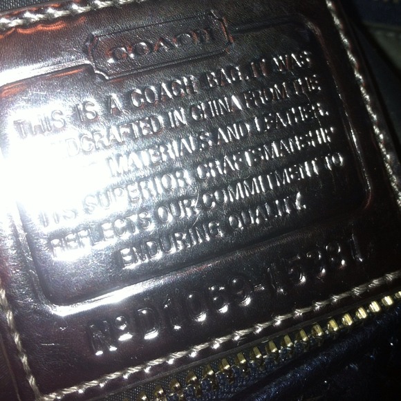 💯 Authentic Coach navy sparkle disco bag❤gifted - Picture 4 of 4