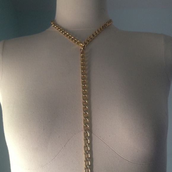 Gold body chain - Picture 2 of 3