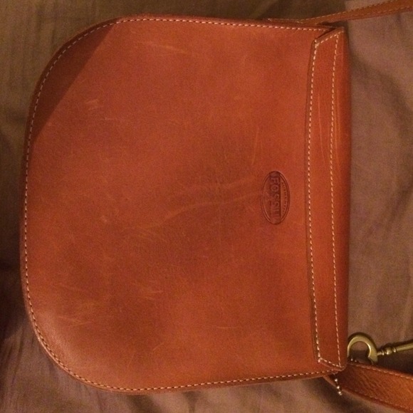 FOSSIL leather cross body bag - Picture 2 of 4