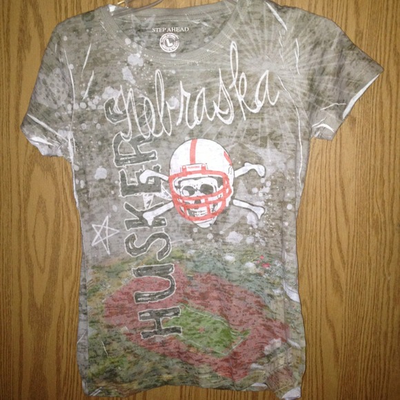 Nebraska Huskers burnout tees x2 bundle