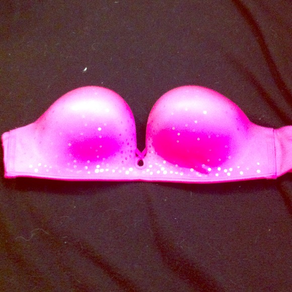 VS pink sparkly Bombshell Bra