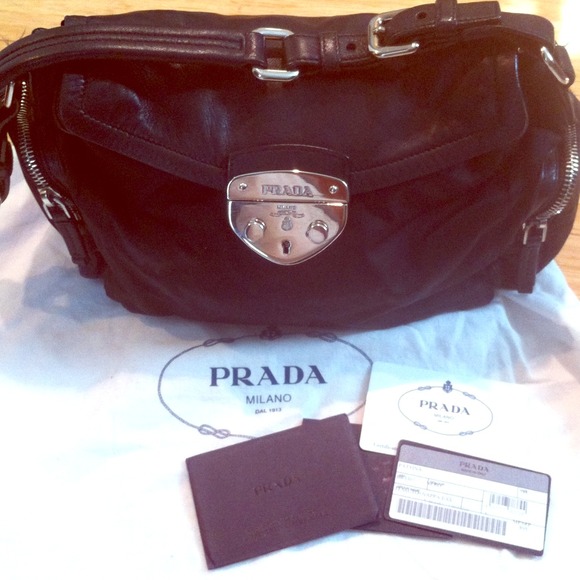 Authentic Prada Pattina shoulder bag