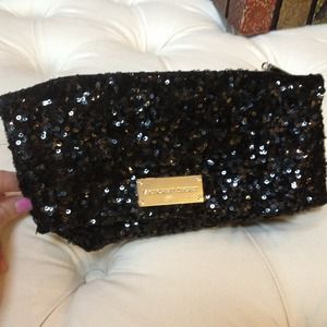 REDUCED ! NWOT ! Sparkle black clutch