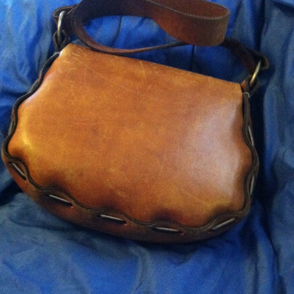 Vintage leather bag/purse - Picture 3 of 4