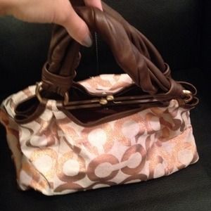 Coach Parker OP bronze/rose gold tote
