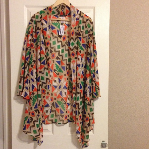 Tribal Print Kimono