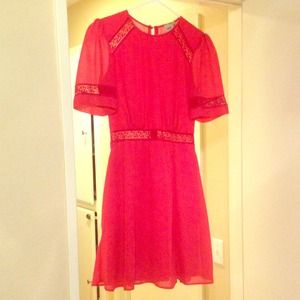 Coral/red ASOS dress