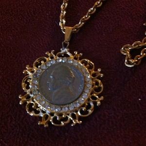 Vintage 1964 coin neckless