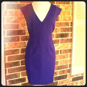 Classy & sexy purple shift dress