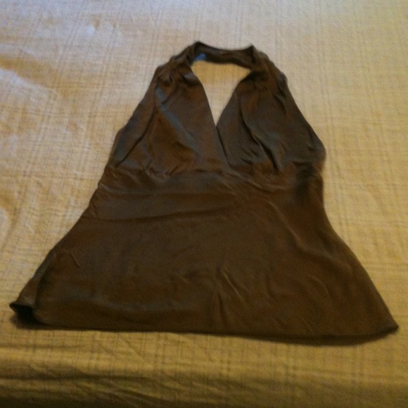 Silk halter top