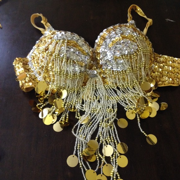 Belly dancing bra top.