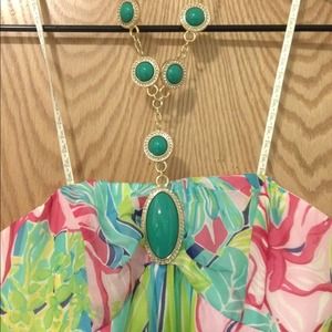 Lilly Pulitzer Floor Length Gown & Matching Tie
