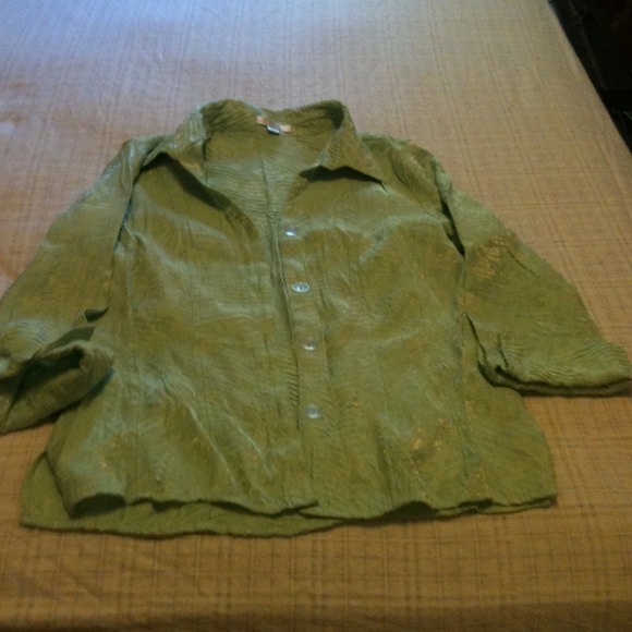 Seafoam green dress top