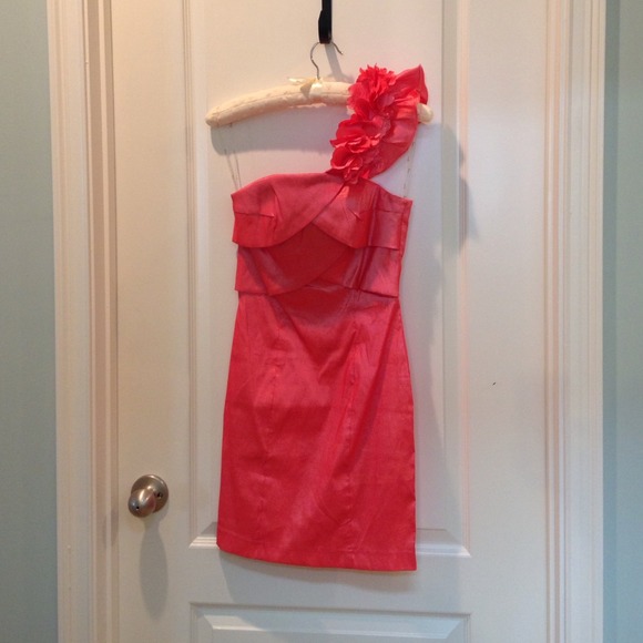 Coral dress