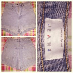 AMERICAN APPAREL HIGH-WAISTED SHORTS