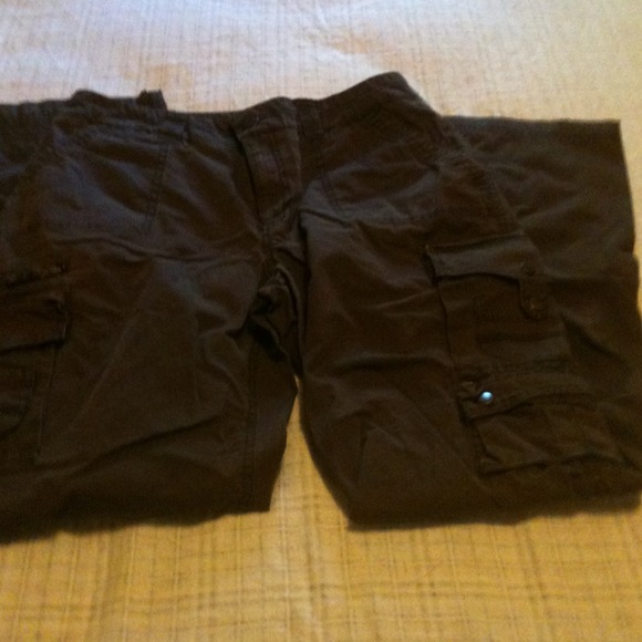 Brown cargo pants