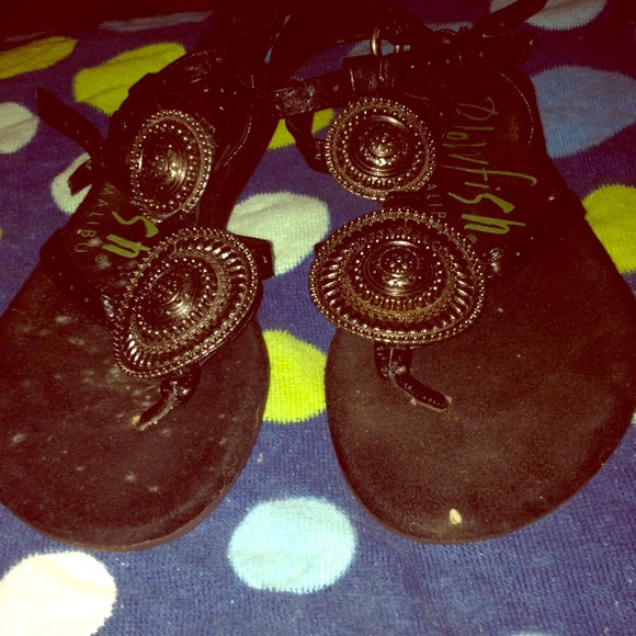 Blowfish straps sandals