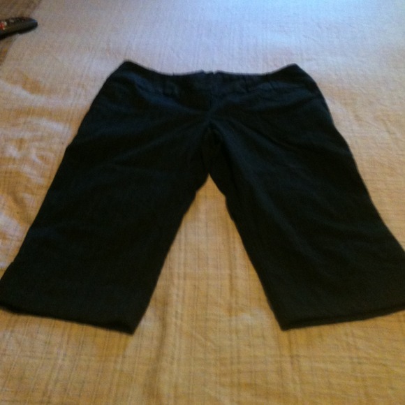 Dark gray capris