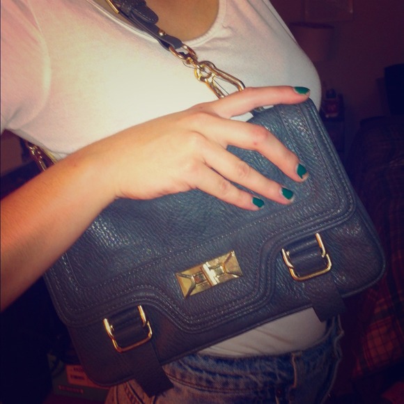 Olivia + Joy Grey Handbag