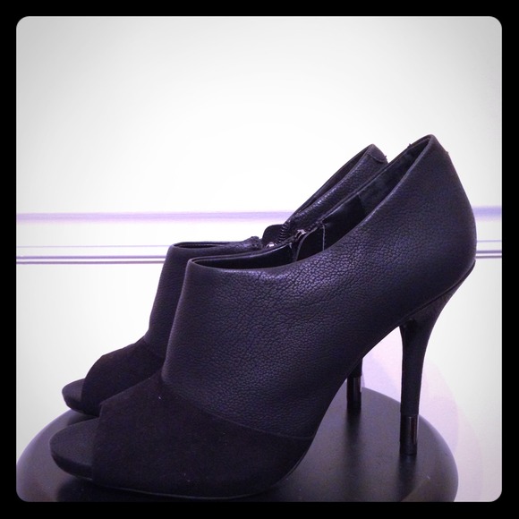 BCBG Peep Toe Booties