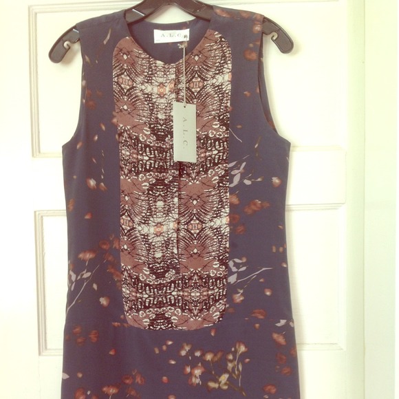 ALC silk shift dress - size 4. New with tags.