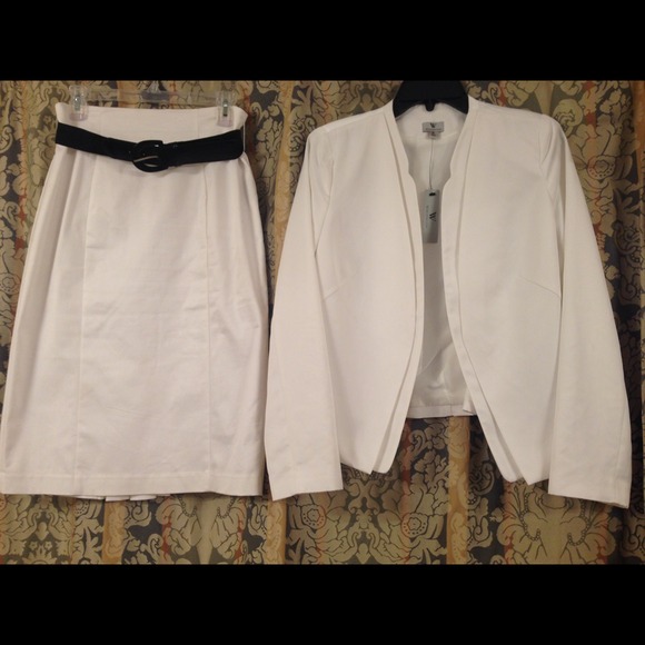 White business suit