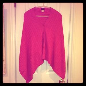 Great Condition Pink Poncho Sweater