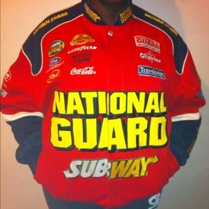 Nice jacket supports the National Guards.